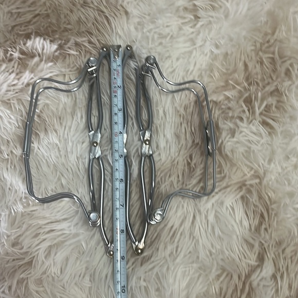 Trivet Casserole Dish Holder Expandable Chrome Metal Midcentury ROSTI Italy VTG - Picture 6 of 6